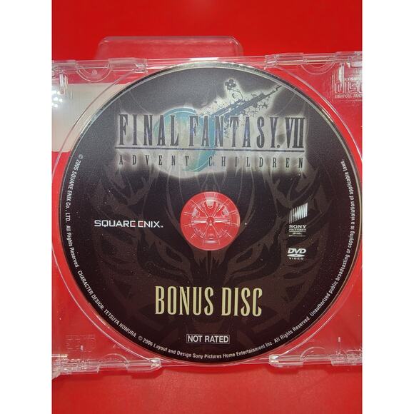 Final Fantasy VII 7 Advent Children Bonus Disc - Picture 1 of 2